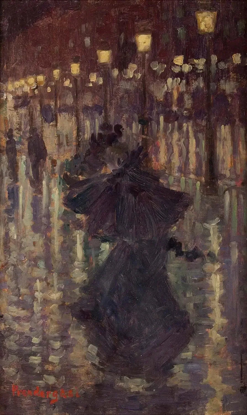 Doccia serale, Parigi - Maurice Prendergast