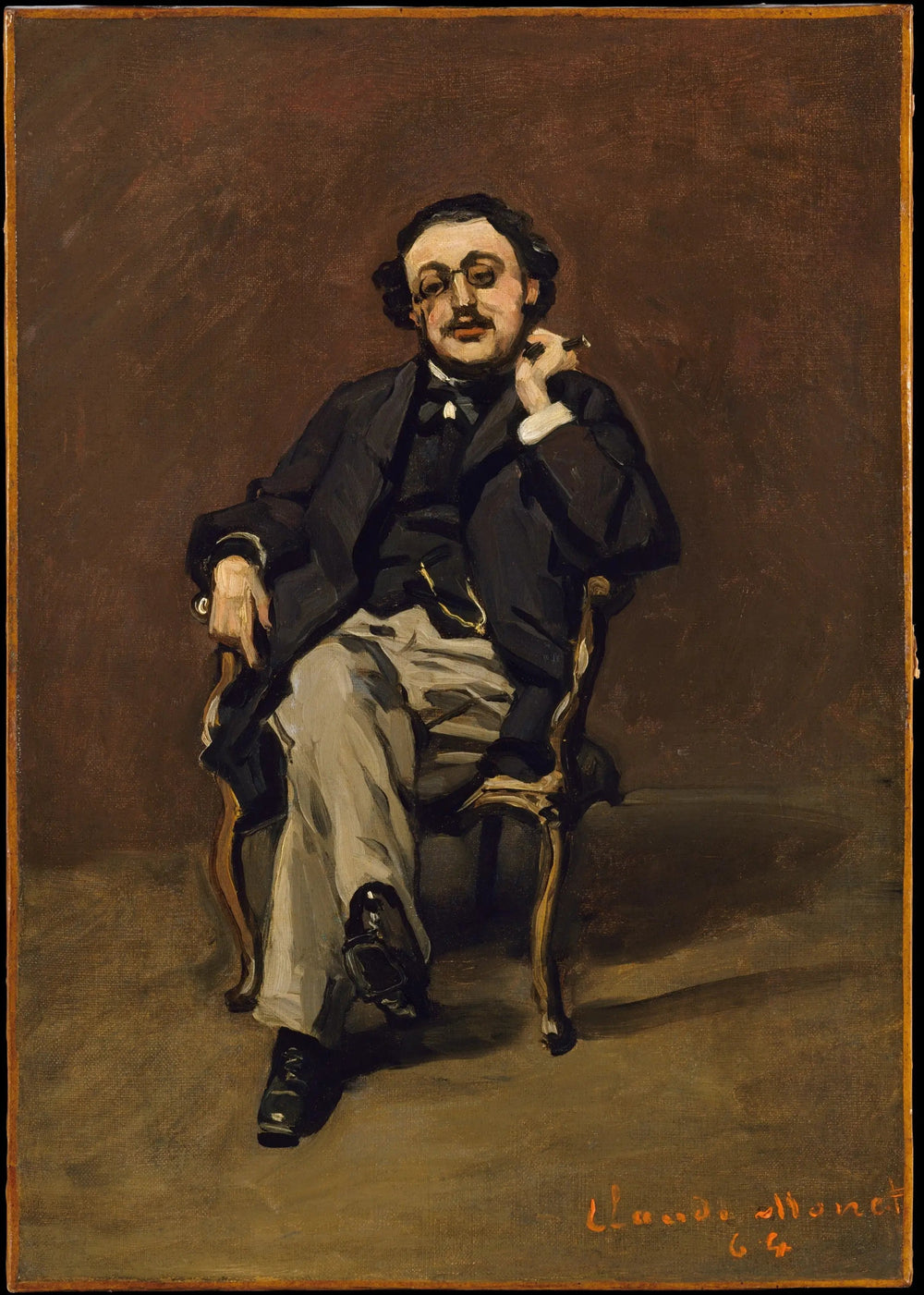 Dr. Leclenché - Claude Monet image 1 copie peinte à la main à l’huile