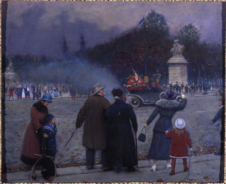 Bandiera tedesca portata agli Invalides - Jean Béraud