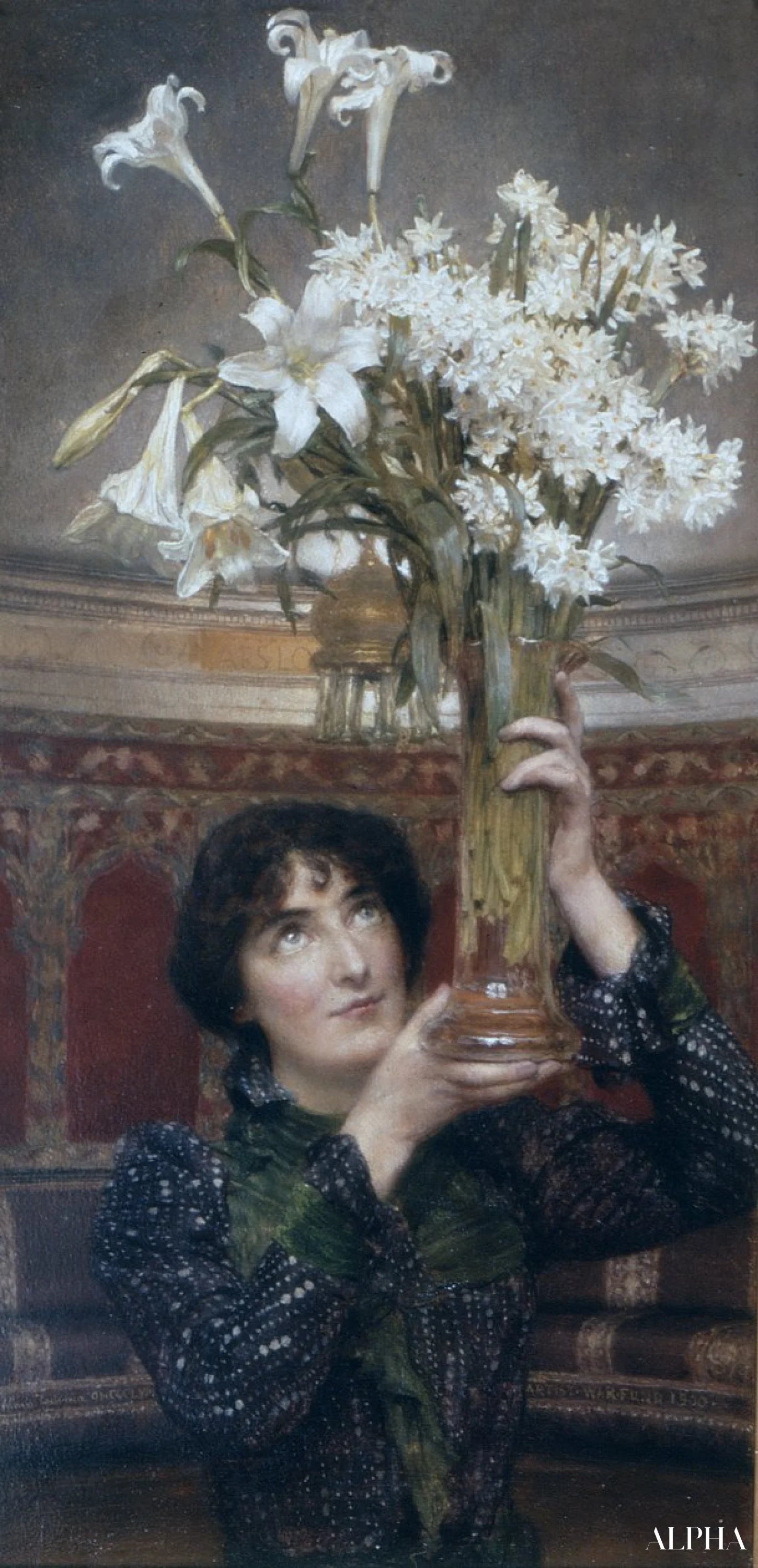 Bandiera della tregua - Lawrence Alma-Tadema Riproduzioni di quadri a olio