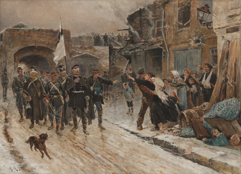 Le drapeau de la trêve - Alphonse de Neuville