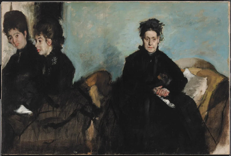 La Duchessa di Montejasi con le sue figlie, Elena e Camilla - Edgar Degas