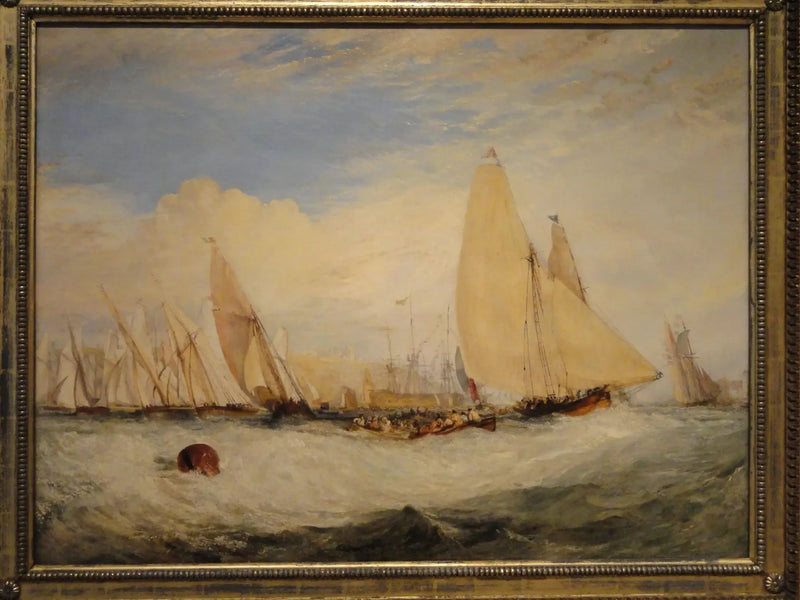 Castello di East Cowes, la residenza di J. Nash, Esq., la regata che batte al vento - J. M. W. Turner