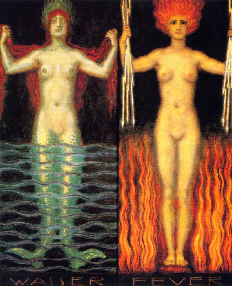Acqua e Fuoco - Franz Von Stuck