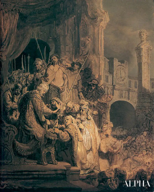 Ecce Homo de Rembrandt van Rijn - Reproductions de tableaux et peintures haut de gamme