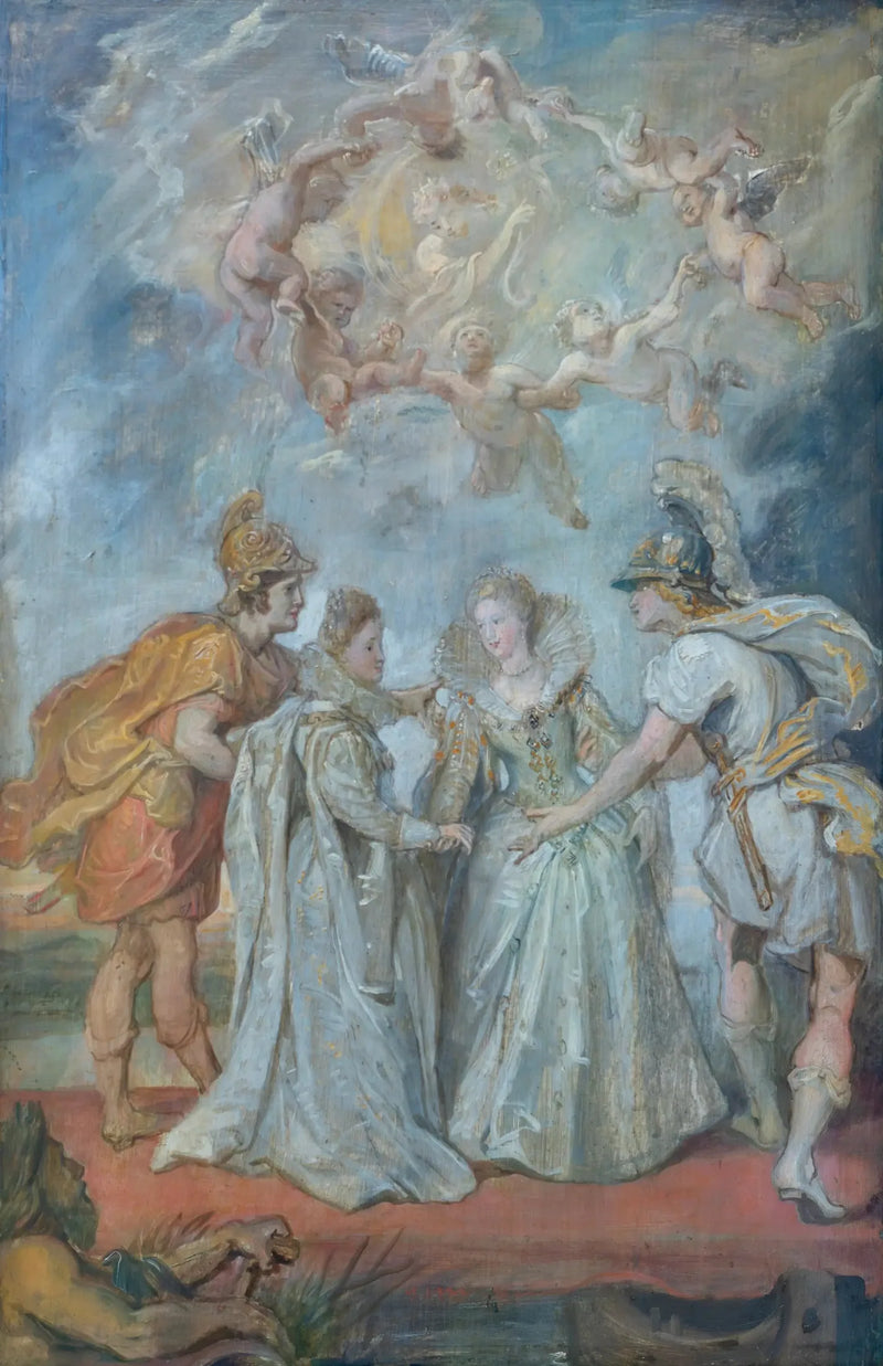 Scambio familiare delle principesse tra Spagna e Francia il 9 novembre 1615 - Peter Paul Rubens