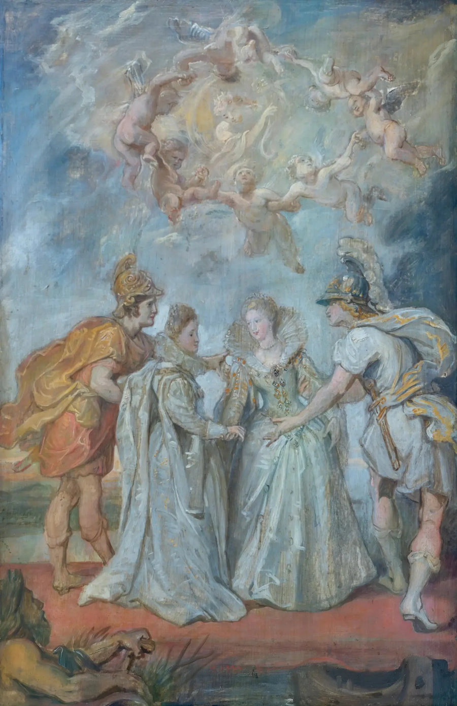 Scambio familiare delle principesse tra Spagna e Francia il 9 novembre 1615 - Peter Paul Rubens
