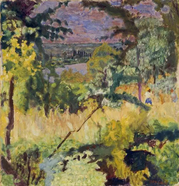 Échappée sur la rivière, Vernon - Pierre Bonnard image 1 reproduction artisanale de tableau