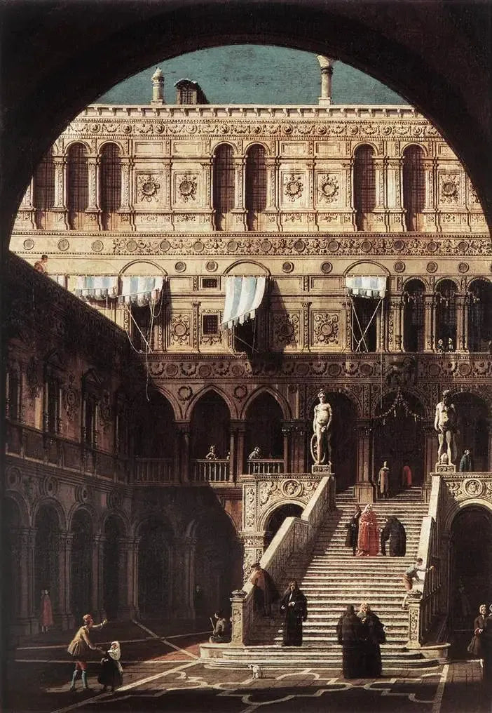 Scala dei Giganti - Canaletto