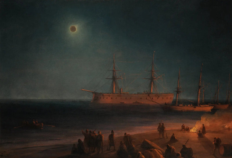 Eclisse solare a Feodosia - Ivan Aïvazovski