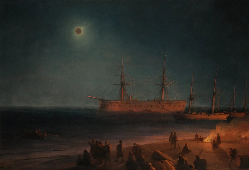 Eclisse solare a Feodosia - Ivan Aïvazovski