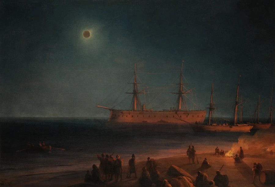 Eclisse solare a Feodosia - Ivan Aïvazovski