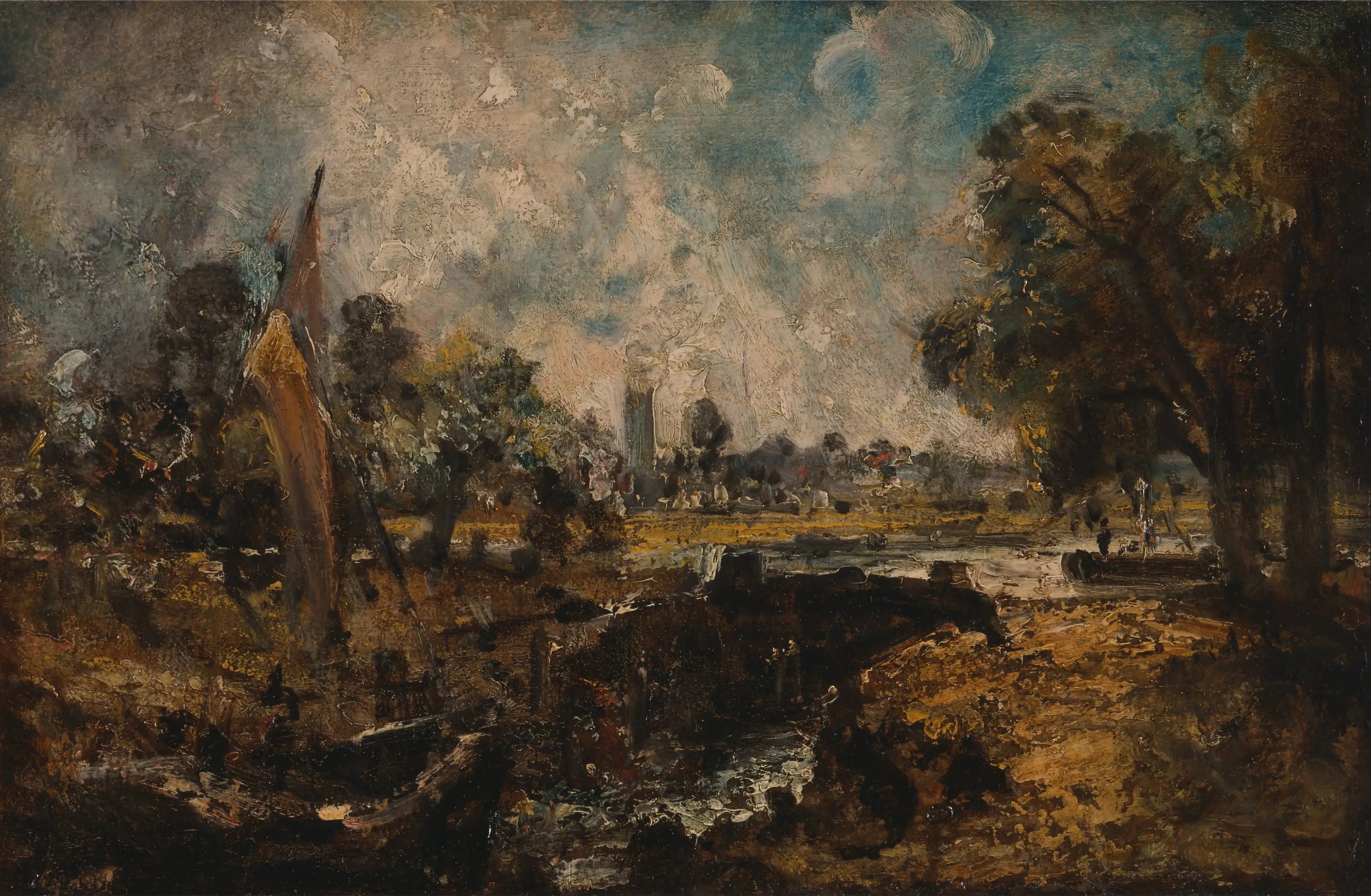Écluse de Dedham - John Constable - Alpha Reproduction