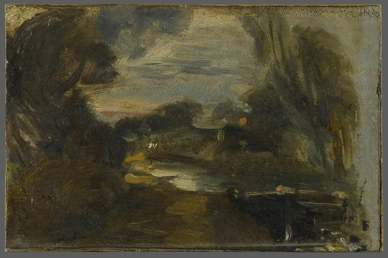 Chiusa sul fiume Stour - John Constable
