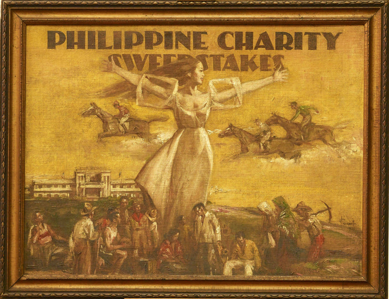Philippine Charity Sweepstakes - Pablo Amorsolo