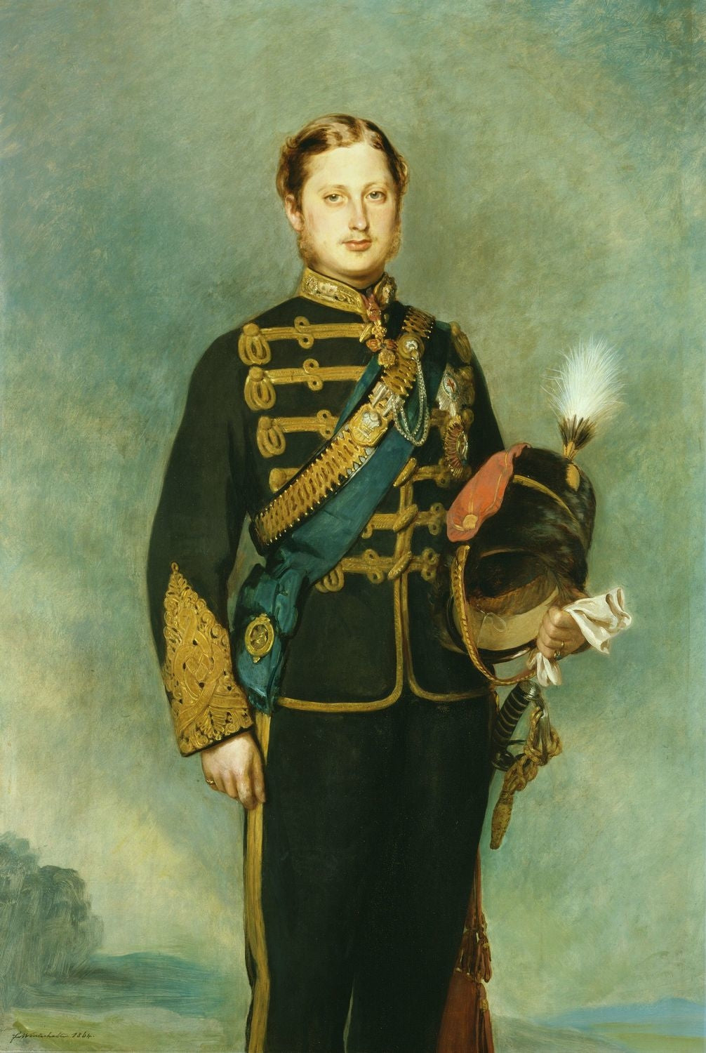 Édouard VII (1841-1910) alors prince de Galles - Franz Xaver Winterhalter - Alpha Reproduction