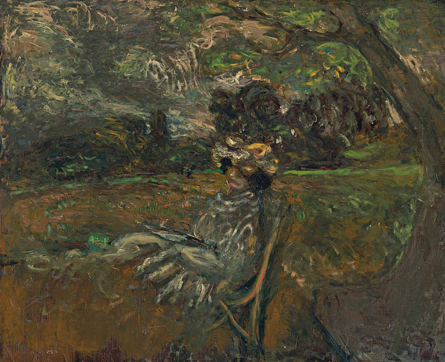 Madame Hessel au soleil couchant - Édouard Vuillard