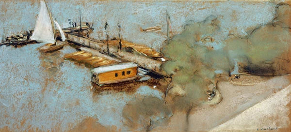 Embarcadère sur l’Außenalster - Édouard Vuillard