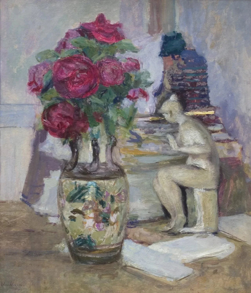 Fleurs avec Léda - Édouard Vuillard