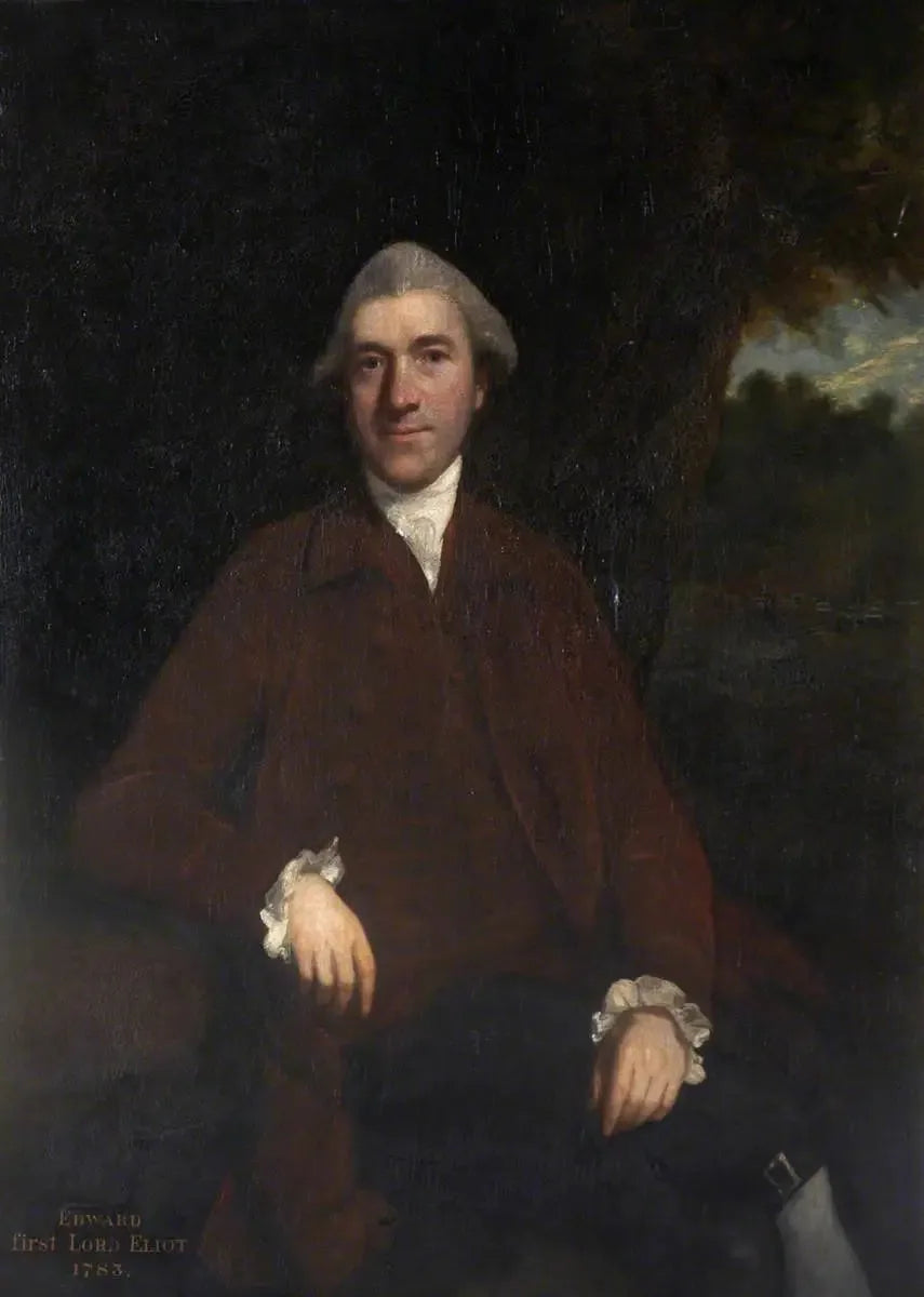 Edward Eliot (1727–1804), 1er Lord Eliot - Joshua Reynolds image 1 reproduction de peinture à l’huile