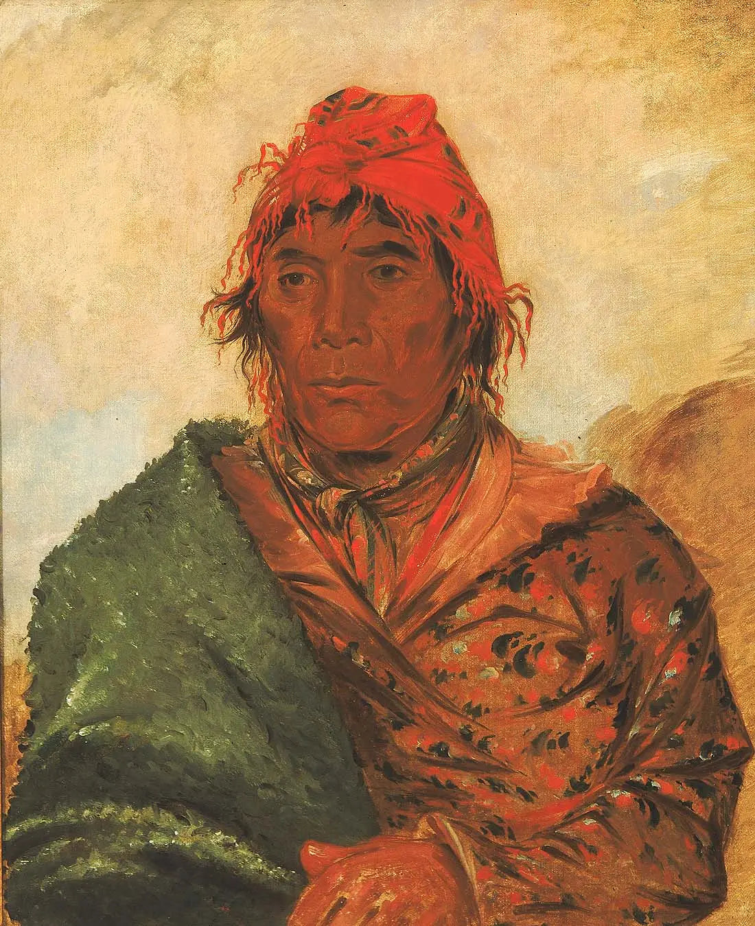 Ee-mat-lá- roi Phillip deuxième chef - George Catlin - Alpha Reproduction