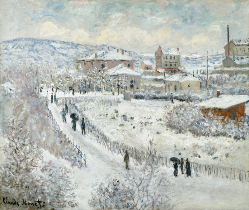 Effetto neve a ArgenteuilAlternate - Claude Monet