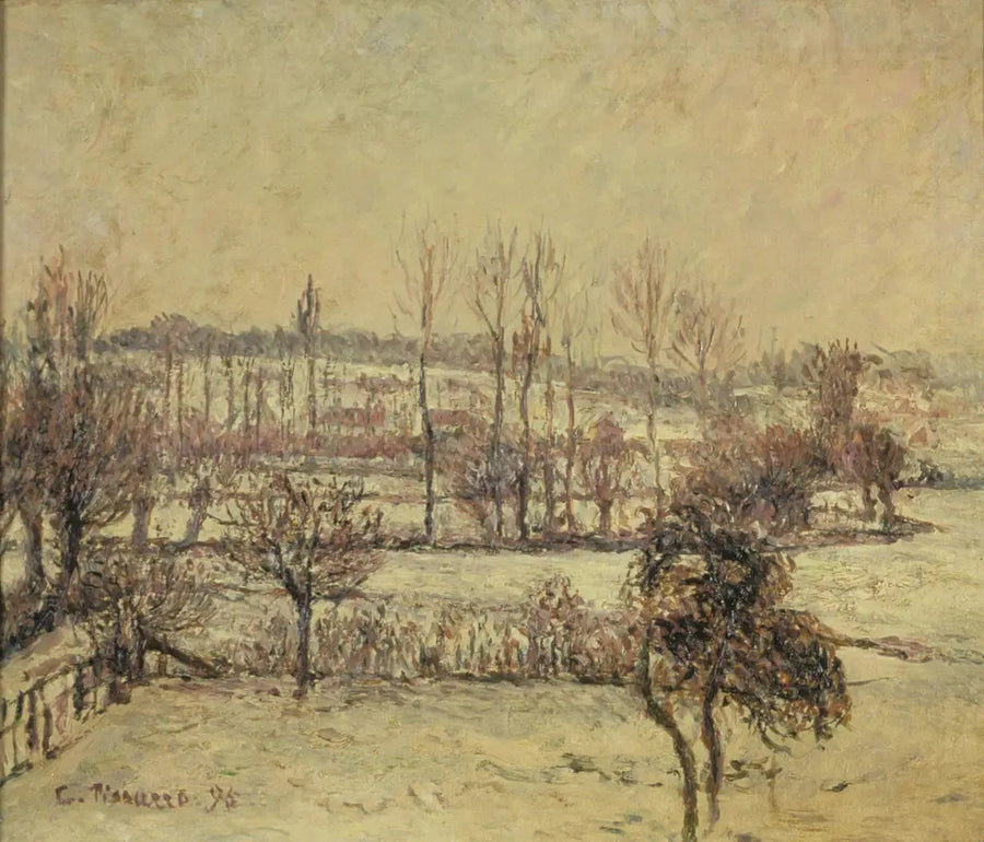 Effetto neve a Éragny - Camille Pissarro