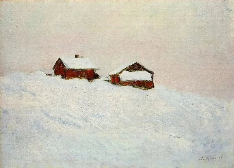 Effetto neve a Vétheuil - Claude Monet
