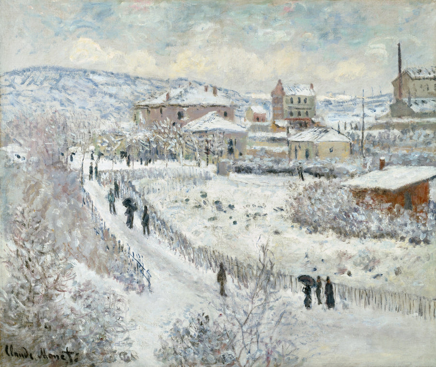 Effetto neve in Argenteuil W358 - Claude Monet