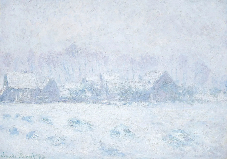 Effetto neve a Giverny W1331 - Claude Monet