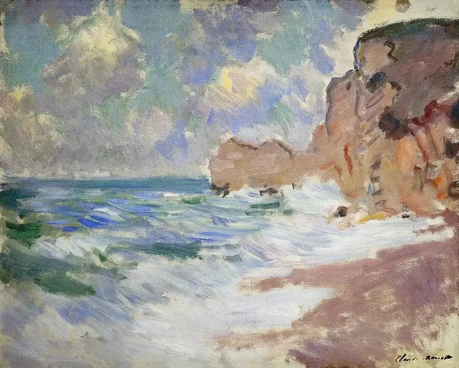 Effetto onda in Étretat W827a - Claude Monet