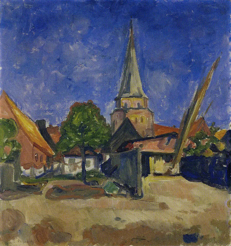 Chiesa a Travemünde - Edvard Munch