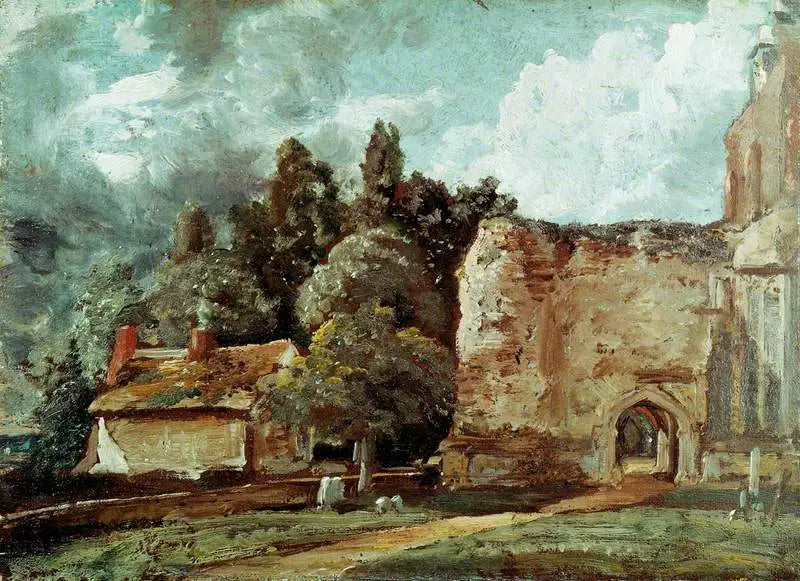 Chiesa di East Bergholt: la torre in rovina all'estremità ovest - John Constable