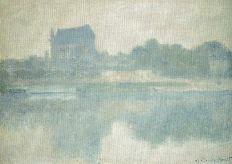 Chiesa di Vernon, Nebbia - Claude Monet