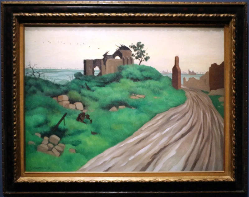 Chiesa dei Hurlus in rovina - Félix Vallotton