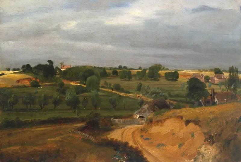 Chiesa e villaggio di Brightwell - John Constable