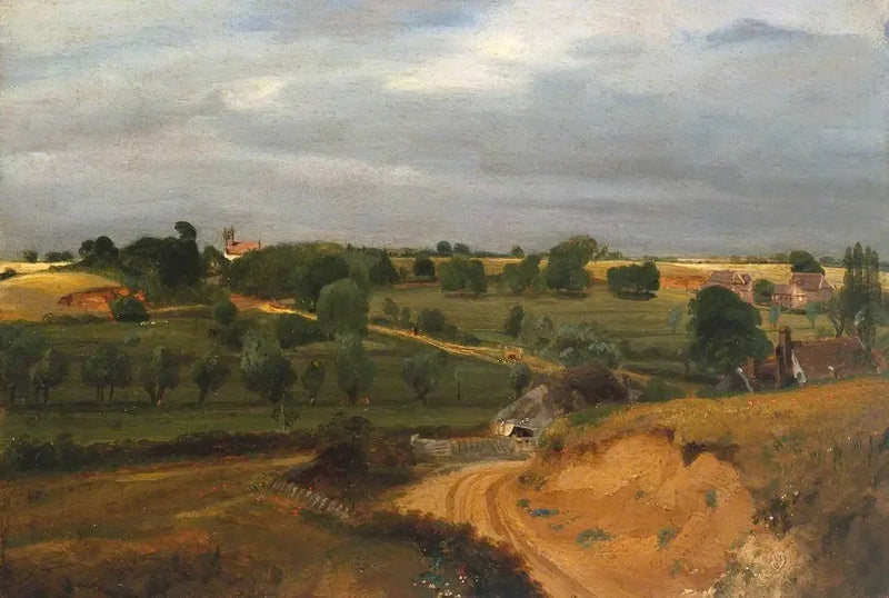 Chiesa e villaggio di Brightwell - John Constable