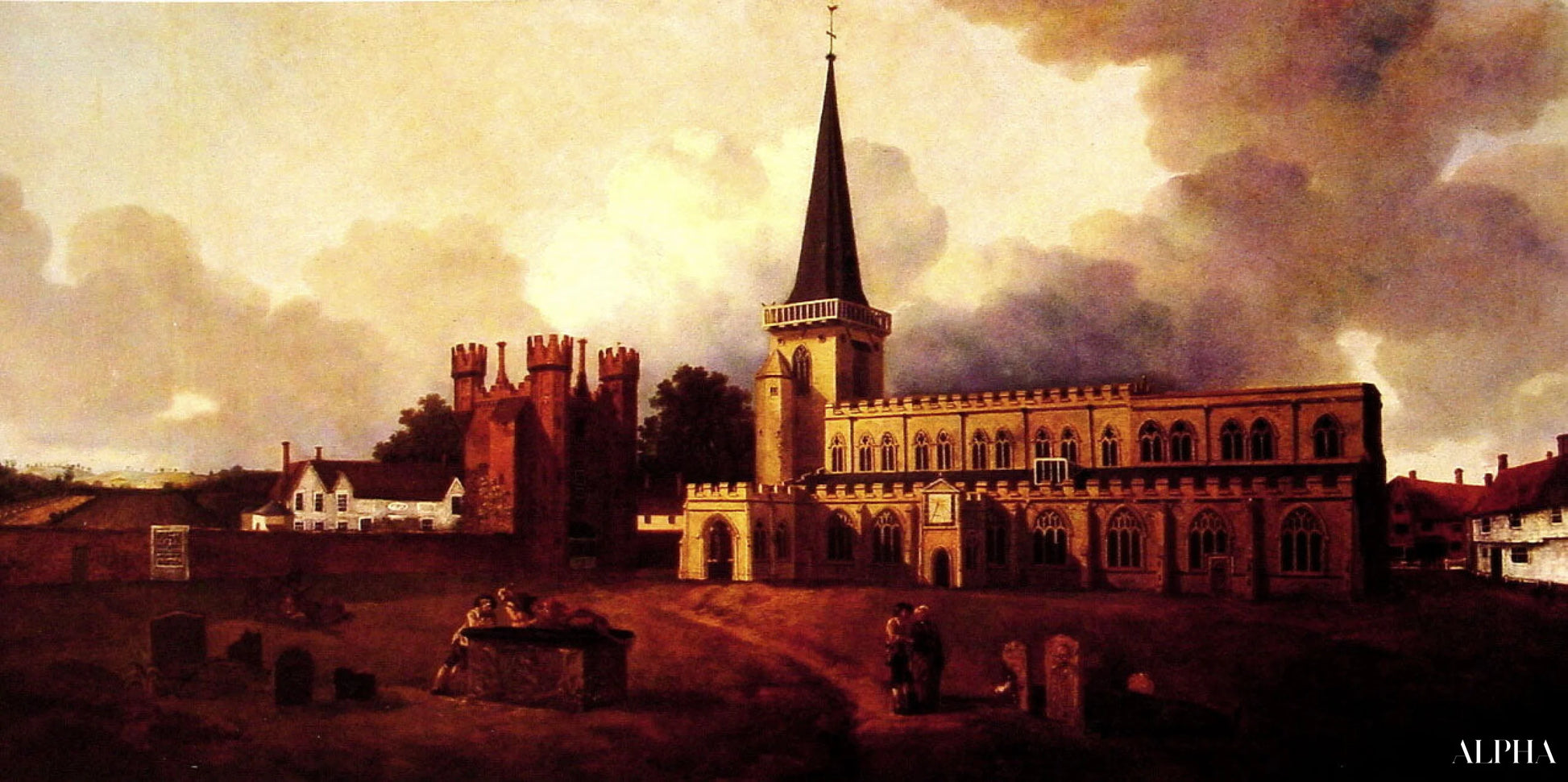 Chiesa di Santa Maria di Hadleigh - Thomas Gainsborough - Riproduzioni di quadri e dipinti di alta gamma