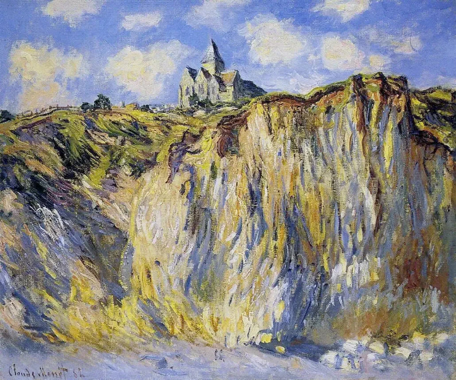 Chiesa di Varengeville, effetto mattina W794 - Claude Monet