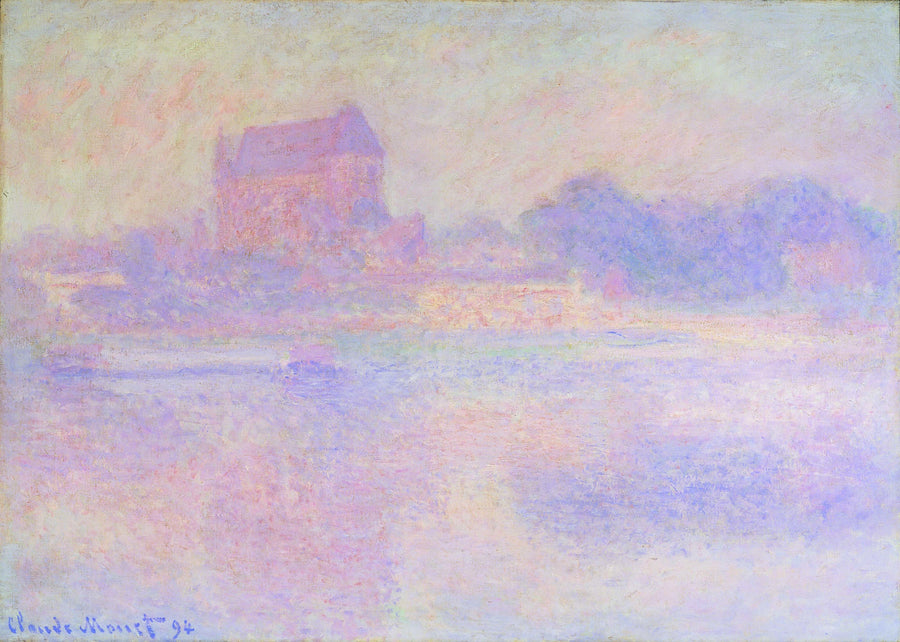 La Chiesa di Vernon, nebbia W1390 - Claude Monet