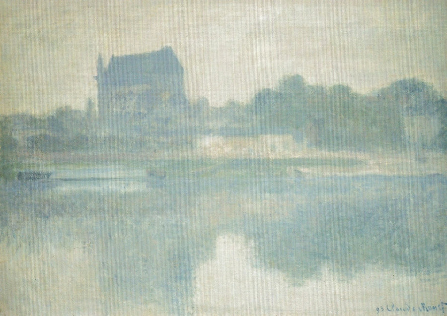 La Chiesa di Vernon, nebbia W1391 - Claude Monet
