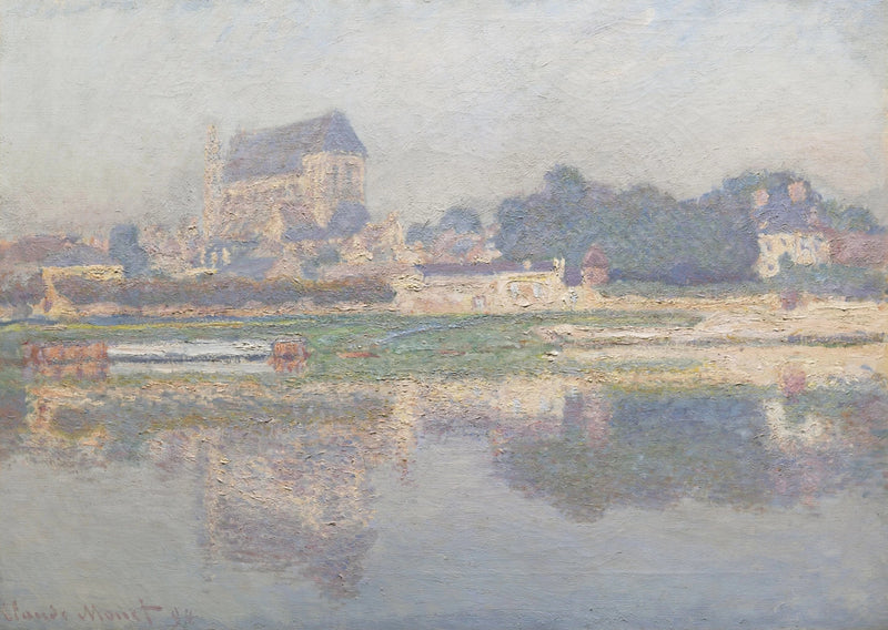 Chiesa di Vernon, sole W1387 - Claude Monet