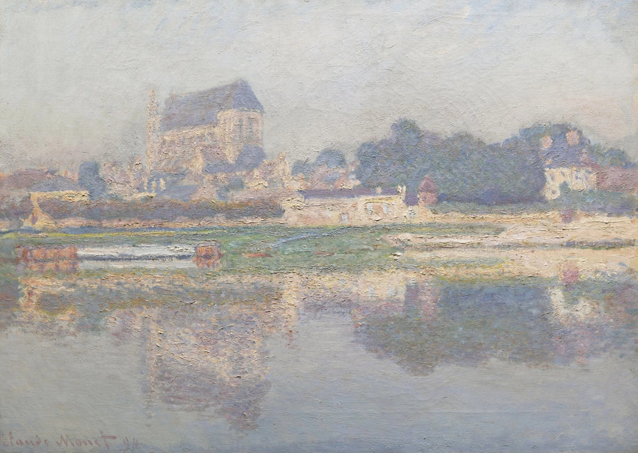 Chiesa di Vernon, sole W1387 - Claude Monet