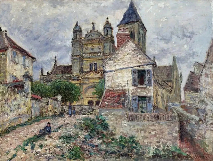 La Chiesa di Vétheuil W473 - Claude Monet
