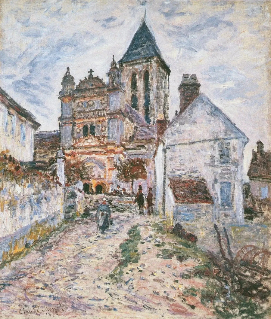 La Chiesa di Vétheuil W474 - Claude Monet