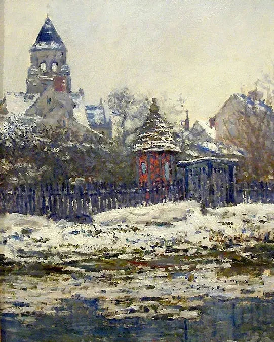 Chiesa di Vétheuil W505 - Claude Monet