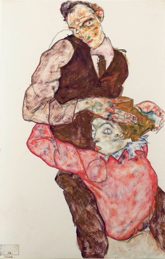 💞 Amanti – Egon Schiele (1914)
