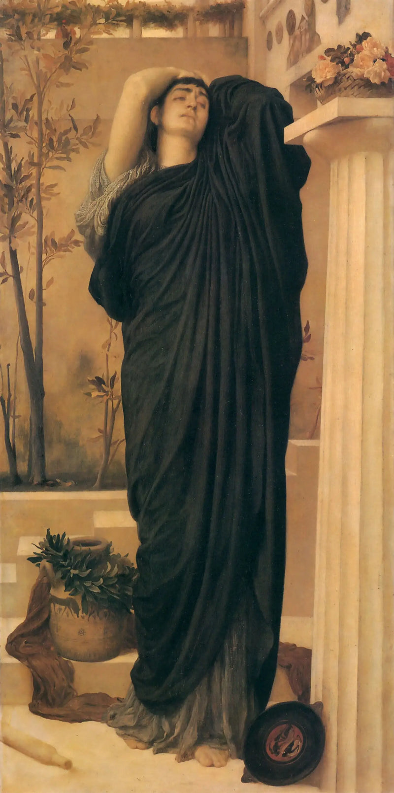 Électre sulla tomba di Agamemnone - Frederic Leighton