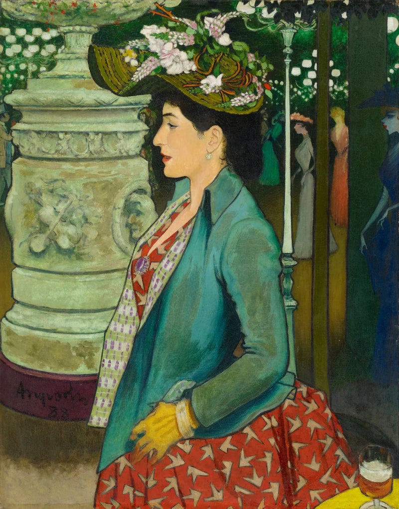 Elegante all'Élysée Montmartre - Louis Anquetin