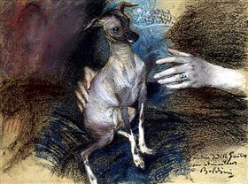 Elegante al Cane - Giovanni Boldini